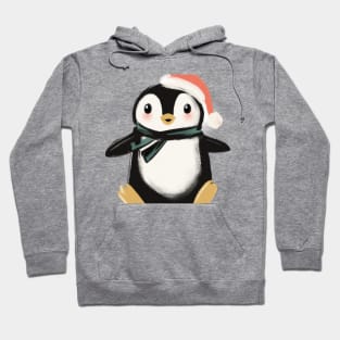 Cute Penguin Drawing Hoodie